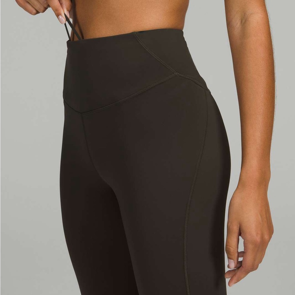 Lululemon base pace dark olive green High-Waisted Leggings. Size 2